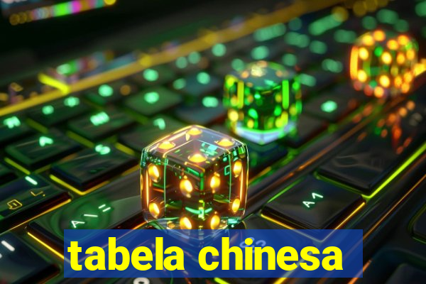 tabela chinesa